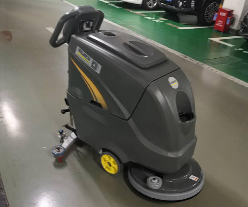 ?电动洗地机智能洗地新体验，精准感应更省心！